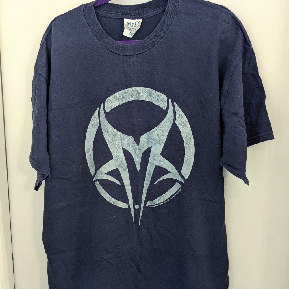 Vintage 2000 Mudvayne Silver "Mudagram" Logo Men's T-Shirt Size XL